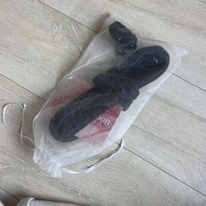 Heatless Hair The Original Curling Ribbon Kit Black Silk Scrunchies Clip